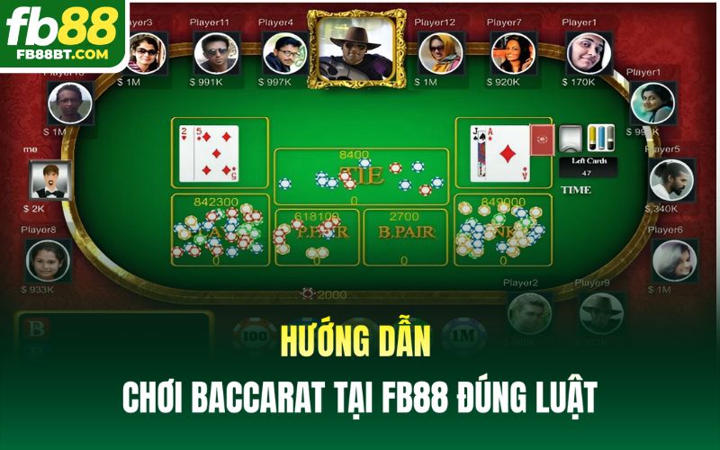 Hướng dẫn chơi Baccarat tại Fb88 đúng luật