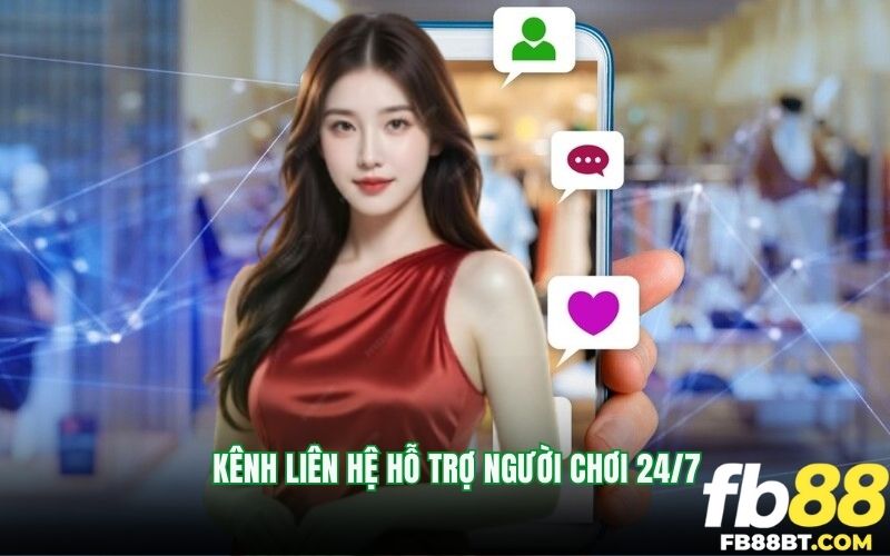 Kênh liên hệ hỗ trợ người chơi liên tục