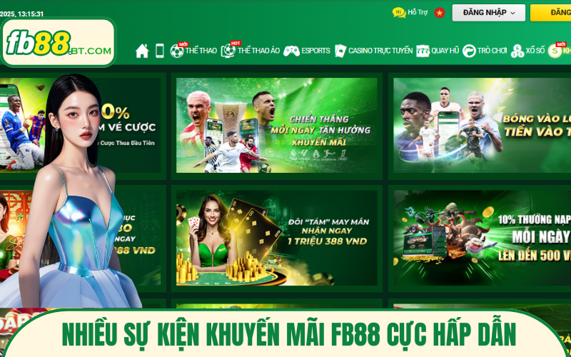 Nhiều sự kiện khuyến mãi Fb88 cực hấp dẫn